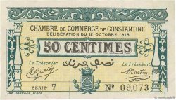 50 Centimes FRANCE regionalism and miscellaneous Constantine 1918 JP.140.17