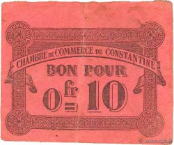 10 Centimes FRANCE regionalism and miscellaneous Constantine 1915 JP.140.47