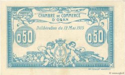 50 Centimes FRANCE regionalism and miscellaneous Oran 1915 JP.141.01 VF+
