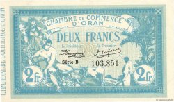 2 Francs FRANCE regionalism and miscellaneous Oran 1915 JP.141.03