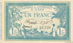 1 Franc FRANCE regionalism and miscellaneous Oran 1915 JP.141.08 UNC-