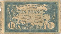 1 Franc FRANCE régionalisme et divers Oran 1915 JP.141.20 B