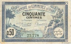 50 Centimes FRANCE regionalism and miscellaneous Oran 1923 JP.141.38
