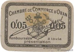 5 Centimes FRANCE regionalism and miscellaneous Oran 1916 JP.141.48 XF+
