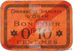 10 Centimes FRANCE regionalism and miscellaneous Oran 1916 JP.141.49