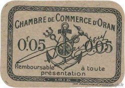 5 Centimes FRANCE regionalism and miscellaneous Oran 1916 JP.141.50 UNC-