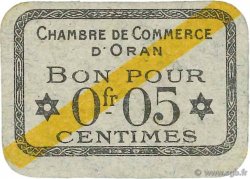 5 Centimes FRANCE regionalism and miscellaneous Oran 1920 JP.141.56