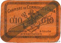 10 Centimes FRANCE régionalisme et divers Oran 1920 JP.141.57 TB