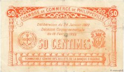 50 Centimes FRANCE régionalisme et divers Philippeville 1922 JP.142.10 TB