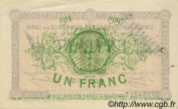 1 Franc Annulé FRANCE régionalisme et divers Albi - Castres - Mazamet 1914 JP.005.07 TTB à SUP