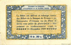 50 Centimes FRANCE régionalisme et divers Alencon et Flers 1915 JP.006.12 TTB à SUP