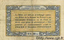 50 Centimes FRANCE régionalisme et divers Alencon et Flers 1915 JP.006.18 TTB à SUP