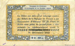 50 Centimes FRANCE régionalisme et divers Alencon et Flers 1915 JP.006.29 TTB à SUP