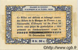 50 Centimes FRANCE régionalisme et divers Alencon et Flers 1915 JP.006.31 SPL à NEUF