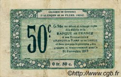 50 Centimes FRANCE régionalisme et divers Alencon et Flers 1915 JP.006.47 TTB à SUP