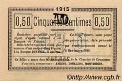 50 Centimes FRANCE régionalisme et divers Amiens 1915 JP.007.05 SPL à NEUF