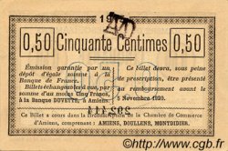 50 Centimes FRANCE régionalisme et divers Amiens 1915 JP.007.14 TTB à SUP