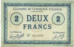 2 Francs FRANCE régionalisme et divers Amiens 1915 JP.007.22 TB