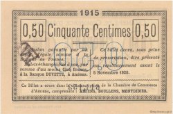 50 Centimes FRANCE régionalisme et divers Amiens 1915 JP.007.26 SPL à NEUF