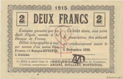 2 Francs FRANCE régionalisme et divers Amiens 1915 JP.007.31 SPL à NEUF