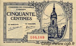 50 Centimes FRANCE régionalisme et divers Amiens 1922 JP.007.55 TTB à SUP