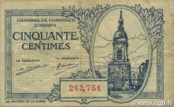 50 Centimes FRANCE régionalisme et divers Amiens 1922 JP.007.55 TB