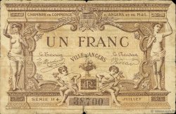 1 Franc FRANCE régionalisme et divers Angers  1915 JP.008.12 TB