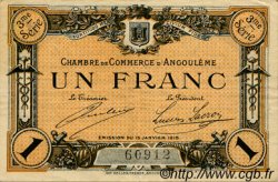 1 Franc FRANCE régionalisme et divers Angoulême 1915 JP.009.16 TB