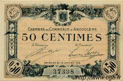 50 Centimes FRANCE régionalisme et divers Angoulême 1915 JP.009.20 TTB à SUP