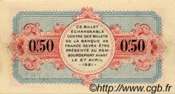 50 Centimes FRANCE régionalisme et divers Annecy 1916 JP.010.07 SPL à NEUF