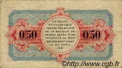 50 Centimes FRANCE régionalisme et divers Annecy 1916 JP.010.07 TB