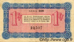1 Franc FRANCE régionalisme et divers Annecy 1917 JP.010.12 TTB à SUP