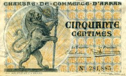 50 Centimes FRANCE régionalisme et divers Arras 1918 JP.013.04 TB