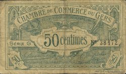 50 Centimes FRANCE régionalisme et divers Auch 1914 JP.015.05 TB