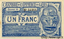 1 Franc FRANCE régionalisme et divers Auch 1914 JP.015.07 TTB à SUP