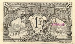1 Franc Annulé FRANCE régionalisme et divers Auch 1918 JP.015.16 TTB à SUP