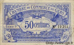 50 Centimes FRANCE régionalisme et divers Auch 1921 JP.015.27 TTB à SUP