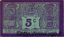 5 Centimes FRANCE régionalisme et divers Auch 1918 JP.015.38 SPL à NEUF