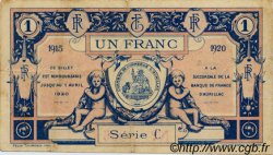 1 Franc FRANCE régionalisme et divers Aurillac 1915 JP.016.04 TTB à SUP