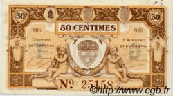 50 Centimes FRANCE régionalisme et divers Aurillac 1915 JP.016.09 SPL à NEUF
