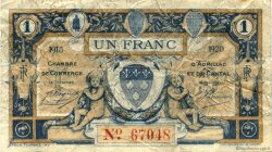 1 Franc FRANCE régionalisme et divers Aurillac 1915 JP.016.10 TB