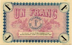 1 Franc Annulé FRANCE régionalisme et divers Auxerre 1915 JP.017.05 SPL à NEUF