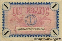 1 Franc FRANCE régionalisme et divers Auxerre 1916 JP.017.08 TTB à SUP