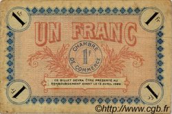 1 Franc FRANCE régionalisme et divers Auxerre 1917 JP.017.17 TTB à SUP