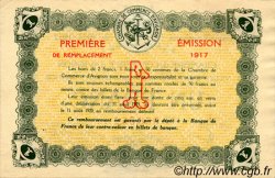 1 Franc FRANCE régionalisme et divers Avignon 1915 JP.018.17 TTB à SUP