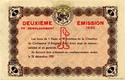 1 Franc FRANCE régionalisme et divers Avignon 1920 JP.018.24 SPL à NEUF