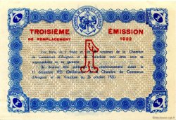 1 Franc FRANCE régionalisme et divers Avignon 1922 JP.018.29 SPL à NEUF