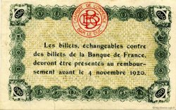 50 Centimes FRANCE régionalisme et divers Bar-Le-Duc 1920 JP.019.07 SPL à NEUF