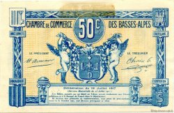 50 Centimes FRANCE régionalisme et divers Basses-Alpes 1917 JP.020.01 TTB à SUP