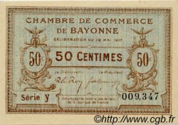 50 Centimes FRANCE régionalisme et divers Bayonne 1915 JP.021.01 SPL à NEUF
